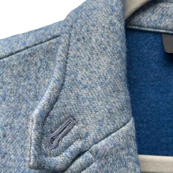 Talbots Womens Blue Heather Wool Blend Equestrian 3 Button Blazer Jacket Plus 14 - Picture 7 of 16